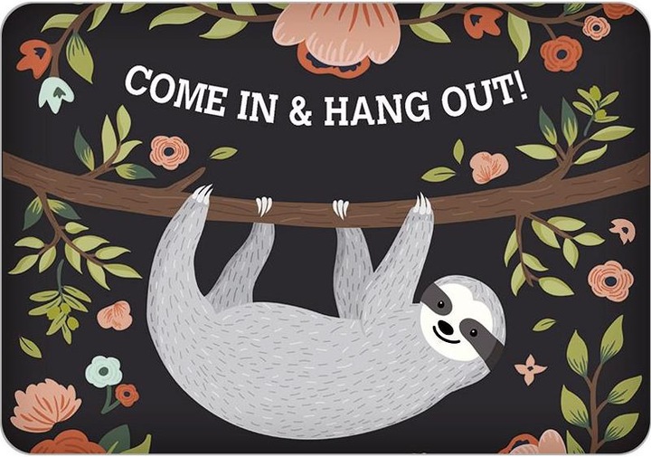 Tin Sign Sloth (16.5 x 11.5 cm)