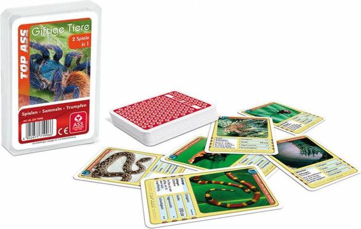 Actual product image ASS Altenburg 22571996 - Quartet - Toxic Animals (DE Edition) (German, 2 - 4 Players)