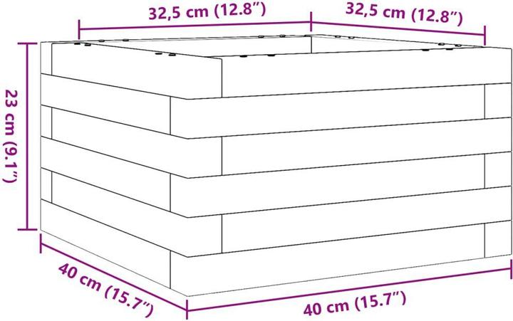 Produktbild vidaXL Pflanzgefäss