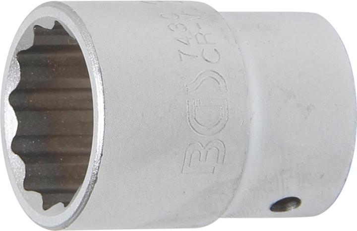 Immagine prodotto BGS Set di chiavi a bussola a dodici facce Azionamento a bussola quadra 20 mm (3/4") SW 30 mm (30 mm)
