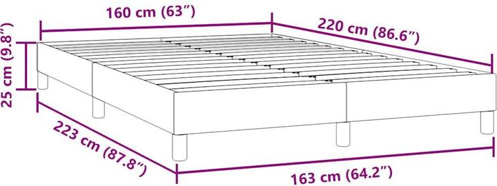 Immagine prodotto vidaXL Boxspringbett (160 x 220 cm)