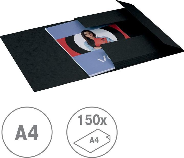 Actual product image von Rubber band folder A4, 10 pieces, Multicoloured (A4, 10x)