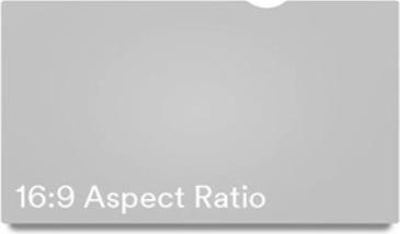 Actual product image 3M Anti-glare filter for 35.60cm (14") widescreen laptop (12.20", 16 : 9)