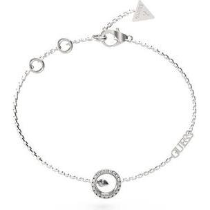 Guess, Armschmuck, - Tiny Dancer Cubic Zirconia Steel Bracelet JUBB04656JWRH - Length: 14.5 cm, (14.50 cm)