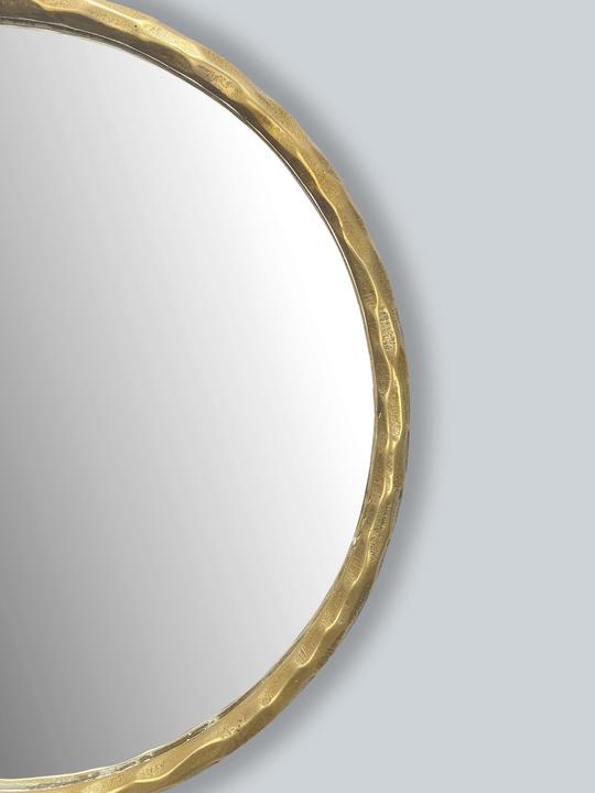 Immagine prodotto FineBuy Specchio da parete FB102859 vetro oro (60 x 60 cm)