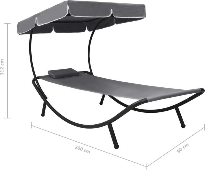Immagine prodotto vidaXL Sonnenliege (200 cm)