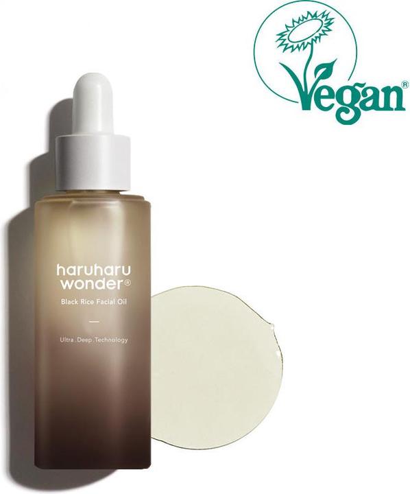 Image du produit Haruharu Wonder Black Rice (30 ml, Huile visage, Jusqu'à SPF 10)