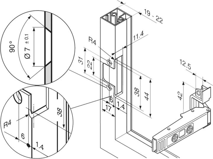 Actual product image Blum Pot band