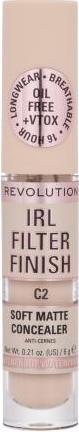 Actual product image Makeup Revolution IRL Filter Finish Soft Matte Concealer (C2)