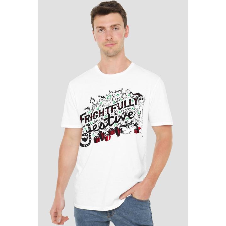 Produktbild The Nightmare Before Christmas Frightfully Festive Holiday TShirt (L)