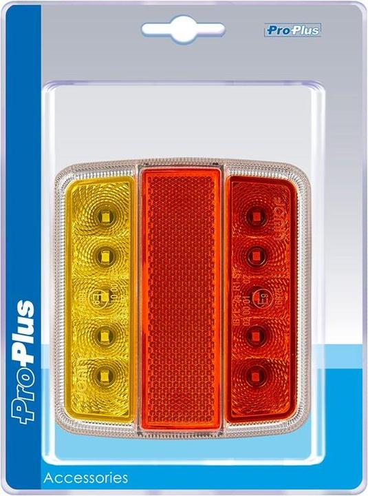 Actual product image ProPlus Taillight 4 functions 14LED in blister