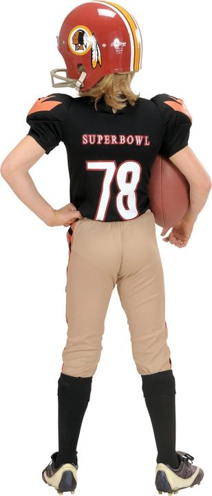 Produktbild Widmann AMERICAN FOOTBALL PLAYER (Gepolstertes T- Shirt, gepolsterte Hosen), 128 cm / 5-7 Years (128)