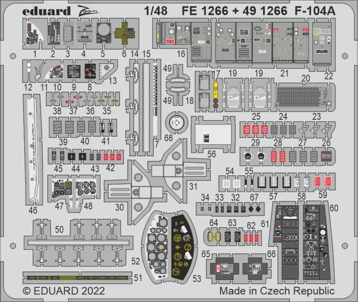 Actual product image Eduard F-104A 1/48