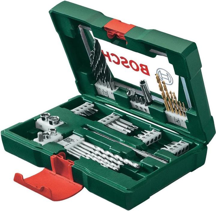 Actual product image Bosch Zubehör V-Line TiN drill and bit set, 48 pieces, with magnetic rod and countersink (Hexagonal (hexagonal) M5, Cross Phillips PH M2, Hexagon socket TX M20, Screw slot M6, Hexagonal (hexagonal) M4, Cross Phillips PH M1, Hexagon socket TX M15, Cross Pozidriv PZ M3, Hexagon socket TX M30, Screw slot M4, Cross Phillips PH M3, Cross Pozidriv PZ M2, Hexagon socket TX M10)