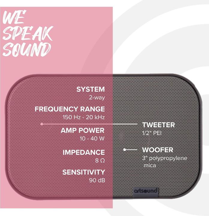Productafbeelding Artsound UNI20 (1 paar)