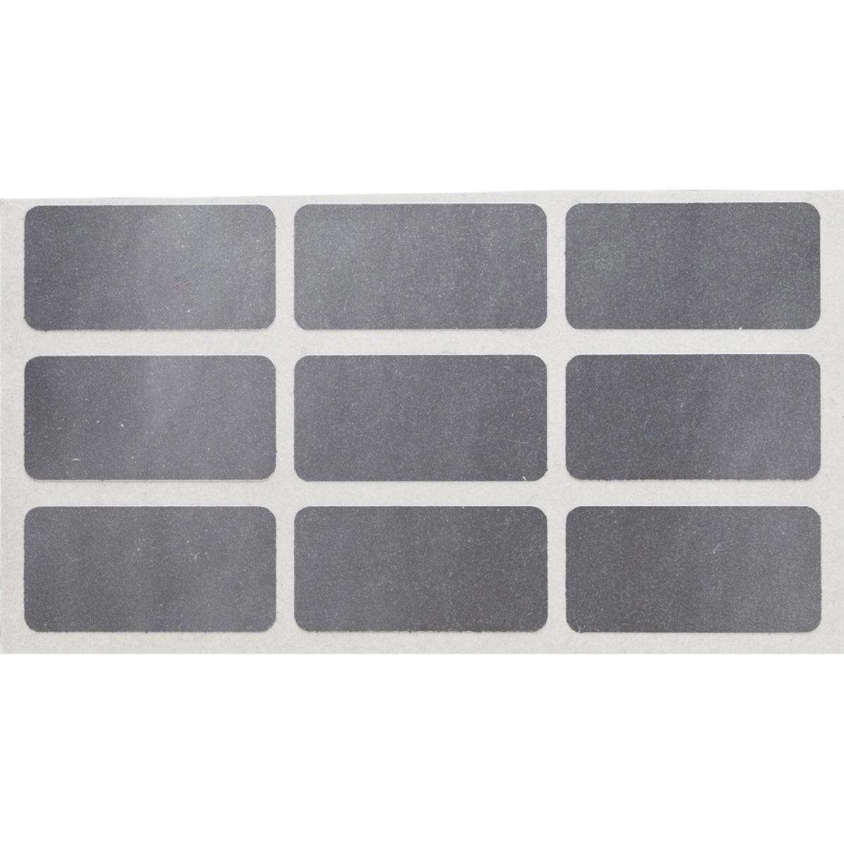Thumbnail - Brady, Etiketten, THT-5-8591-10-SL, Polyester, Silber, Glänzend, 25.40 x 12.70 mm, permanent, 3-bahnig (10000