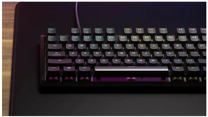 Image du produit Corsair K70 RGB CORE Clavier de jeu mécanique, rétroéclairé par LED RGB, MX rouge, noir, (CH-910971E (CH, Filaire)