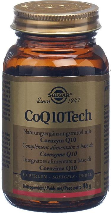 Image du produit Solgar CoQ10Tech Softgel Beads (50 pcs) (50 pièce(s), Capsules, Cachets, 191 g)