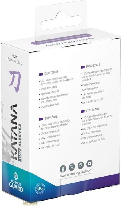 Produktbild Ultimate Guard Katana Sleeves Standardgrösse Summer Cloud (100)