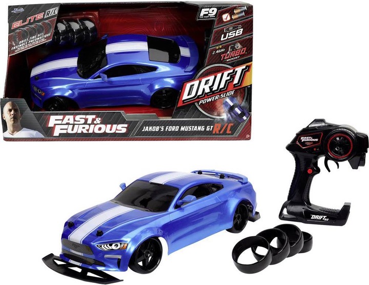 Produktbild Jada RC F & Drift Jakob's Ford Mustang 1:10 (RTR Ready-to-Run)