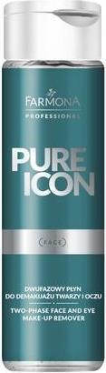 Actual product image Farmona Professional Pure Icon Two-Phase Makeup Remover For Face And Eyes 250ml (Facial cleansing wipes, 250 ml)