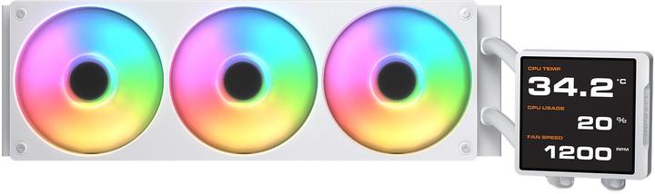 Cougar CPU Wasserkühlung Poseidon Vistek Pro 360,ARGB,Weiss