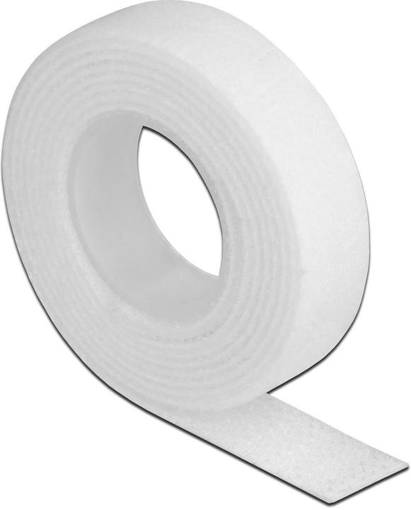 Produktbild Delock Klettband auf Rolle L 1 m x B 13 mm weiss (13 mm)