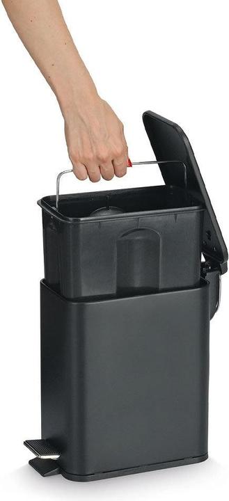 Productafbeelding Zeller Present Pedaalemmer met soft close, 5 liter, metaal/kunststof (5 l)