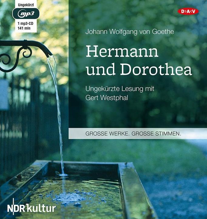Produktbild Hermann und Dorothea (Johann Wolfgang von Goethe, Gert Westphal, Deutsch)