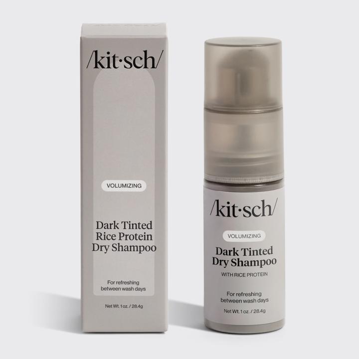 Actual product image Kitsch Volumen Trockenshampoo mit Reisprotein Dunkel (Dry shampoo)