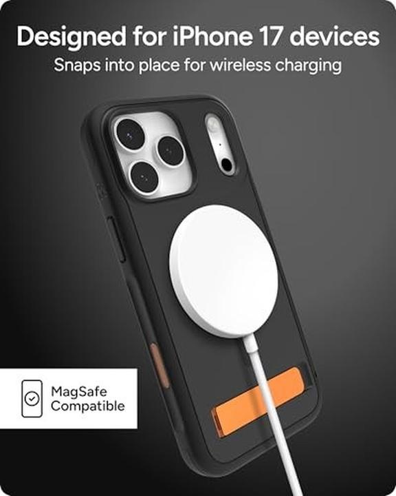 Actual product image Zagg Case für Apple iPhone 17 Pro Max Sedona Snap mit Kickstand flood black (Apple iPhone 17 Pro Max)