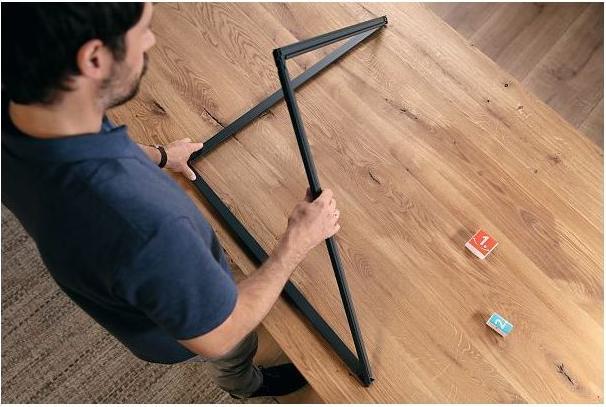 Immagine prodotto tesa Zanzariera FALT per finestre, telaio in alluminio regolabile in base alle dimensioni, pieghevole (140 x 140 cm)