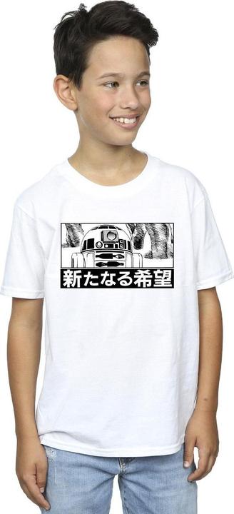 Image du produit Star Wars - T-shirt R2D2 JAPANESE - Garçon (140, 146)