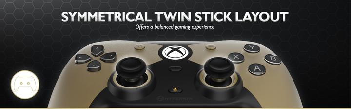 Image du produit Hyperkin Controller Competitor gold (Xbox One S, Xbox Series X)