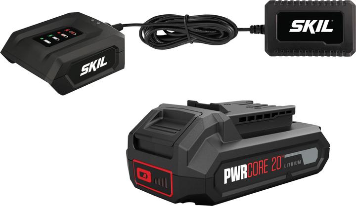 Produktbild Skil „20V Max“-Lithium-Ionen-Akku mit 2,0 Ah & 1,0A Ladegerät – PWRCORE 20™ (20 V)
