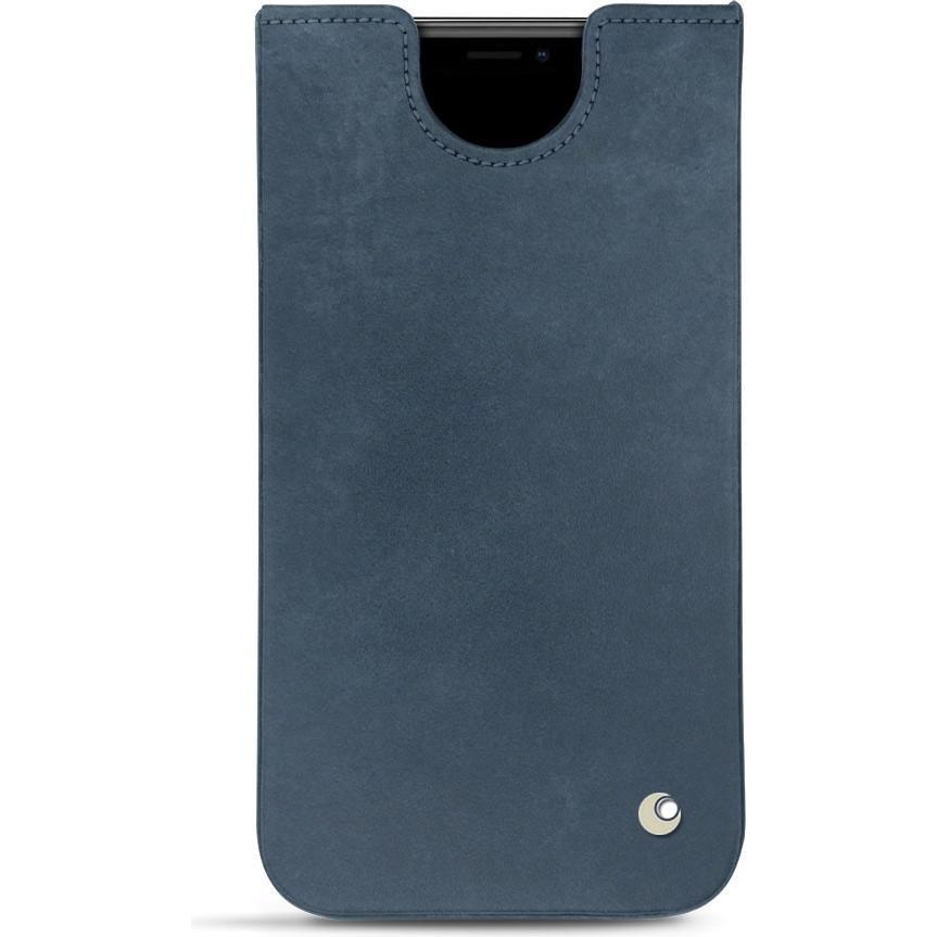 Noreve Lederschutzhülle (Apple iPhone 11), Smartphone Hülle, Blau