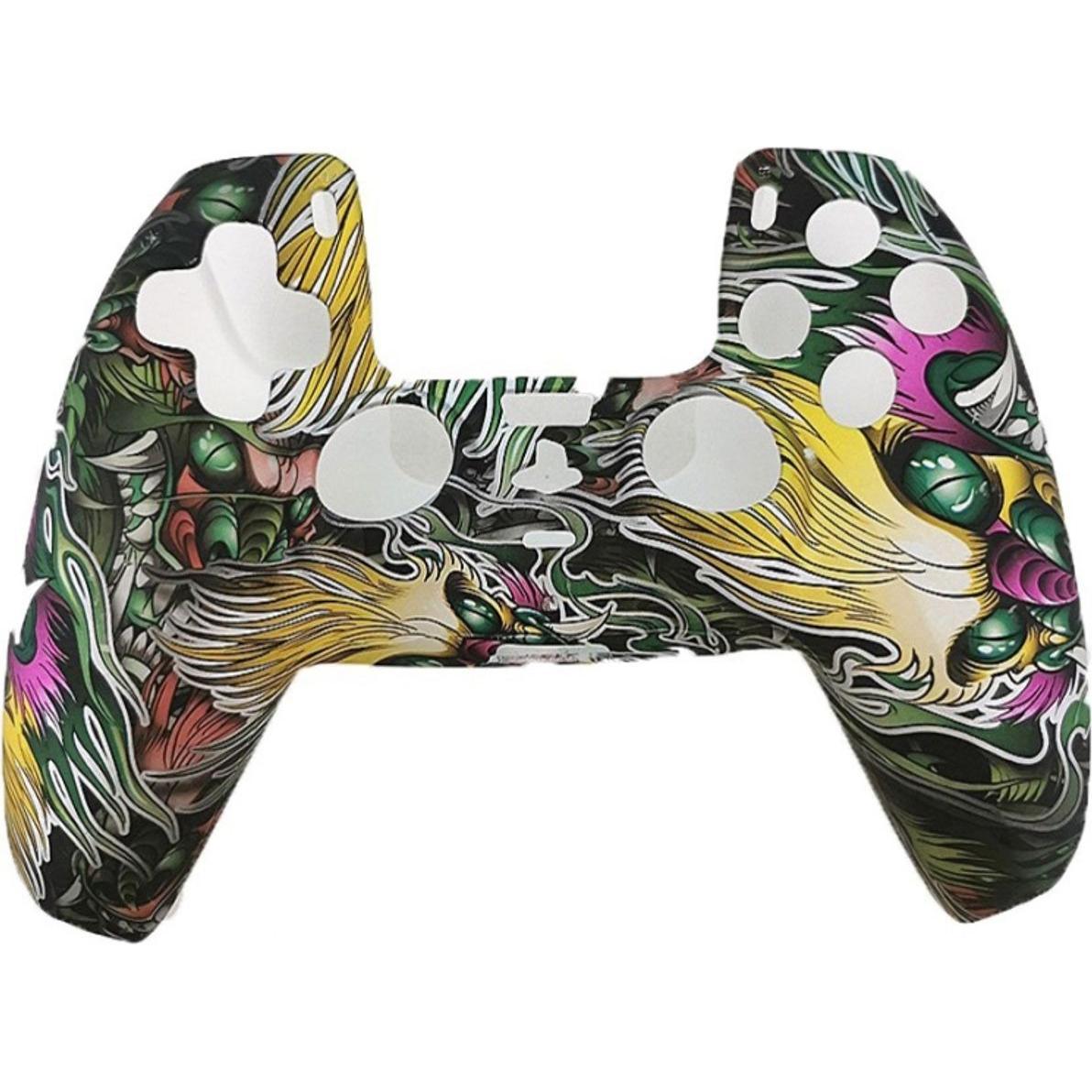 Thumbnail - König Design 2 x Schutzhülle für Playstation 5 DualSense Controller Skin Silikon Schutz Motiv (Playstation Classic), Gam...