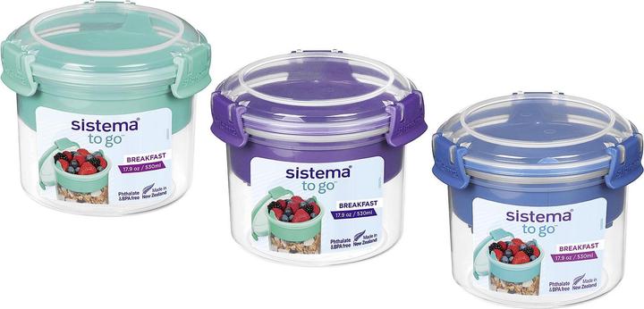 Actual product image Sistema Breakfast TO GO breakfast container
