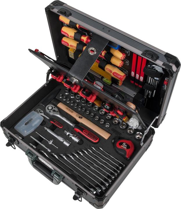 Immagine prodotto KS Tools 1/4 + 1/2“ Elektriker-Werkzeugkoffer. 128-tlg. (128 pezzi)
