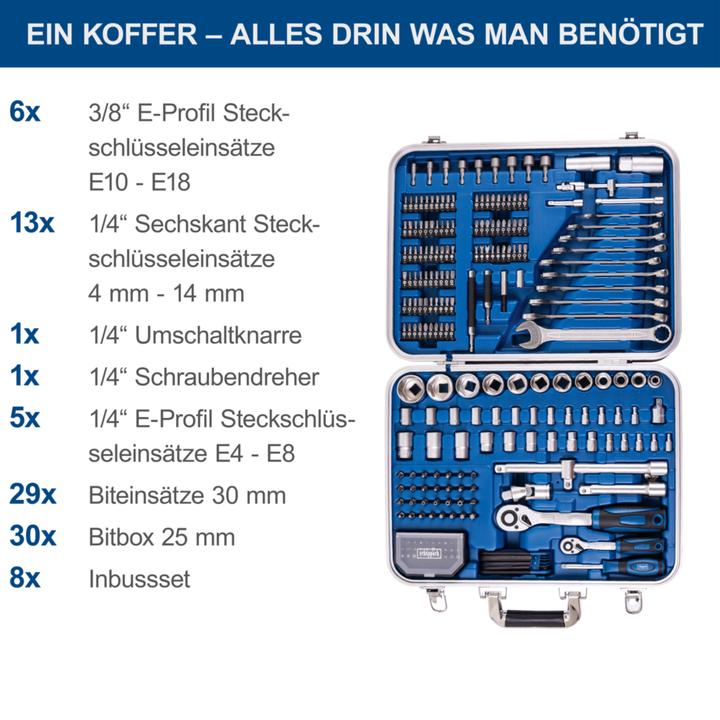 Produktbild Scheppach Werkzeugkoffer TB235 (DIY) (233 Teile)