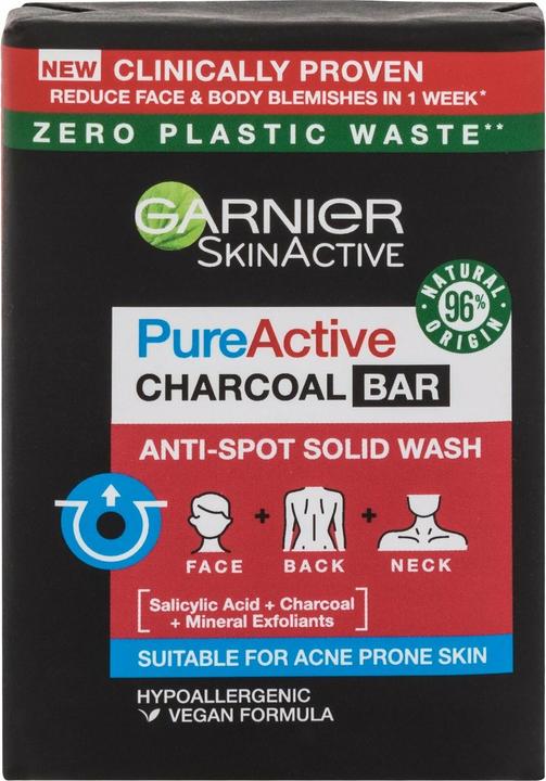 Produktbild Garnier Pure Active Charcoal Bar (Gesichtsseife, 100 g)