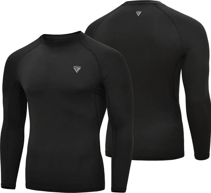 Rdx Vêtement T15 Rashguard De Compression Noir Complet-M