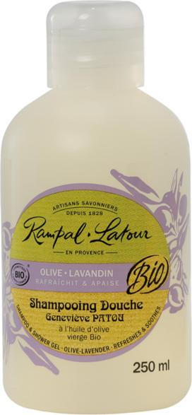 Actual product image Rampal Latour Dusch-Shampoo Olive-Lavandin 250mL Bio (250 ml, Liquid shampoo)