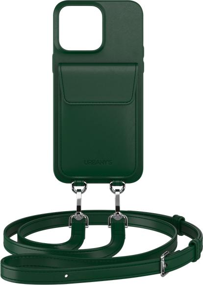 Produktbild Urbany's Necklace Case Handekette+ iPhone 15 Pro Max Racing Green (Apple iPhone 15 Pro Max)
