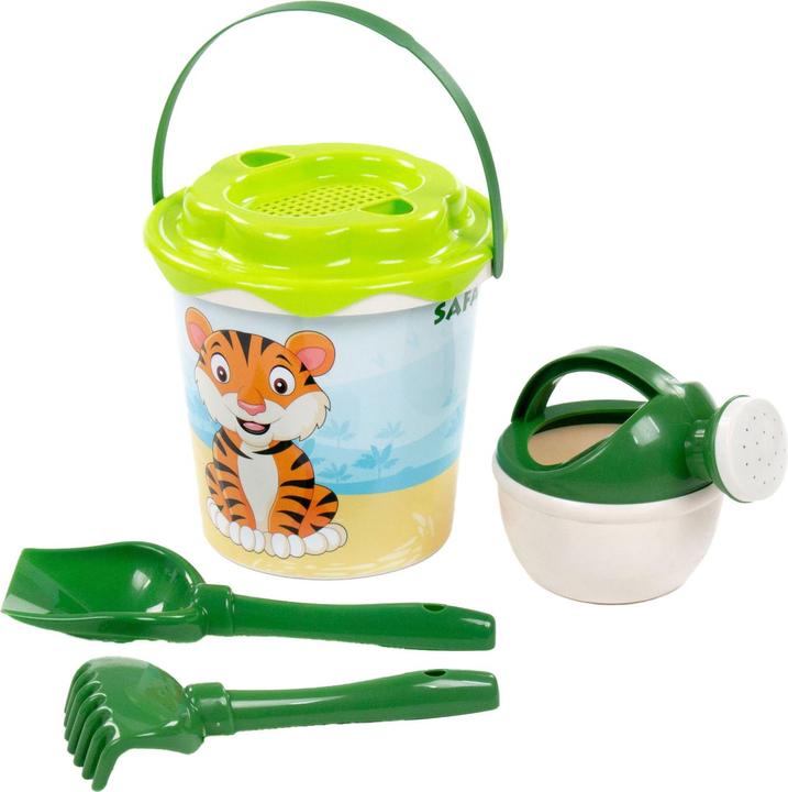 Image du produit Polesie Cavallino Safari XL Set de seaux vert avec arrosoir, 5 pcs.