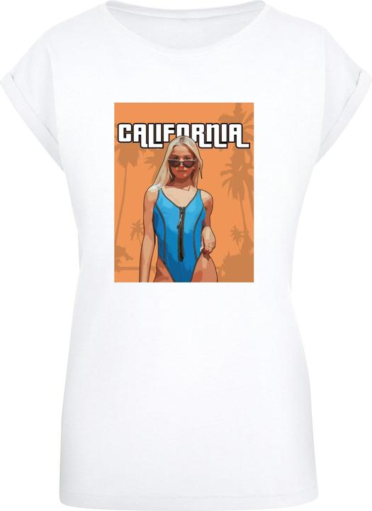 Produktbild Merchcode Ladies Grand California Extended Shoulder Tee - 113481 (XL)