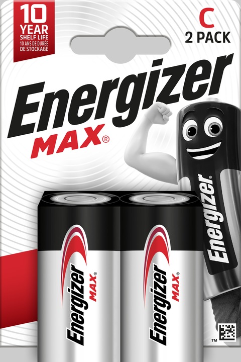 Image du produit Energizer Max Alcaline (2 pcs, C, 8000 mAh)