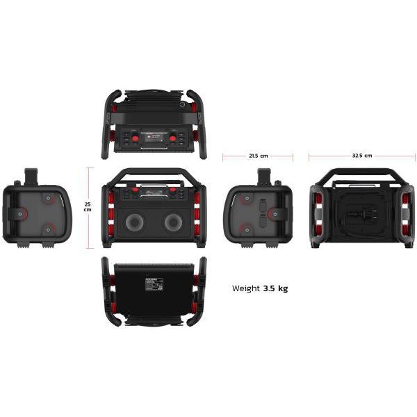Thumbnail - PerfectPro Rockpro (DAB+, UKW, Bluetooth), Radio, Schwarz