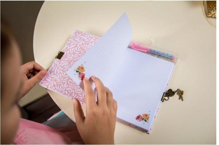 Image du produit Djeco Journal secret d'Oana (À rayures, Couverture rigide)