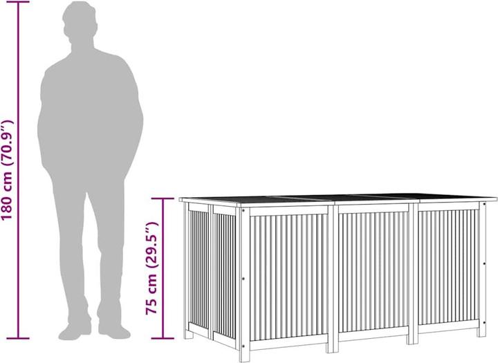 Actual product image vidaXL Gartenbox